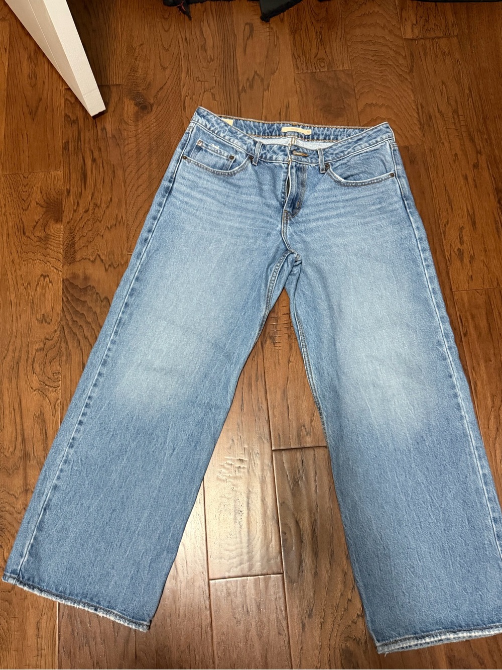 Levi's Light Blue Wide-Leg Jeans